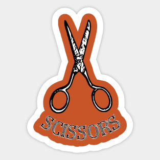 Scissors Sticker